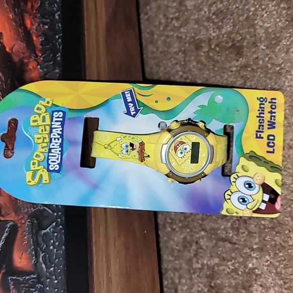 New SpongeBob SquarePants flashing lcd watch New SpongeBob SquarePants flashing - Picture 4 of 7